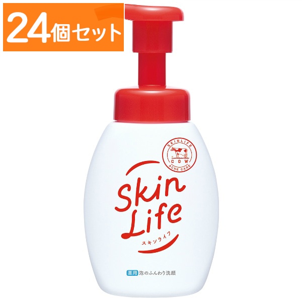 スキンライフ 薬用 泡のふんわり洗顔 ポンプ付 160ml : 牛乳石鹸共進社 【×24個セット・まとめ買い】