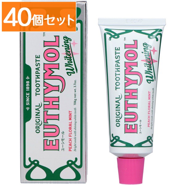 ユーシモール ホワイトピンク ピーチフローラルミントの香り 106g : 銀座ステファニー 【×40個セット・まとめ買い】