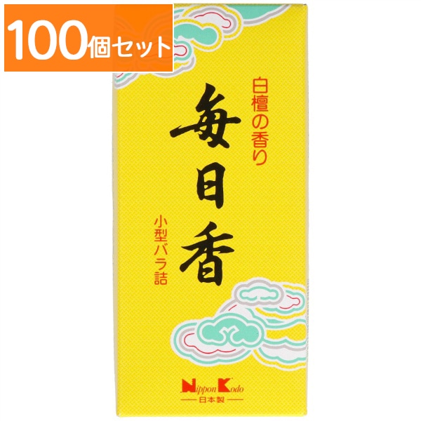 毎日香 小型 バラ 70g : 日本香堂 【×100個セット・まとめ買い】