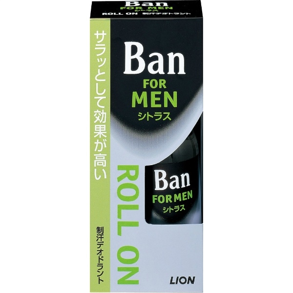 Ban バン 男性用 ロールオン シトラス 30ml : ライオン