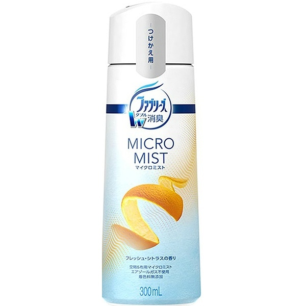 ファブリーズ マイクロミスト フレッシュ・シトラスの香り つけかえ 300ml : P&G