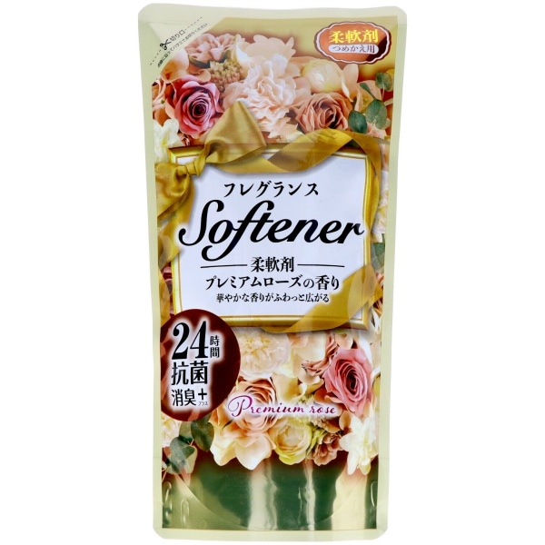 フレグランスソフター プレミアムローズの香り 詰替え 450ml : 日本合成