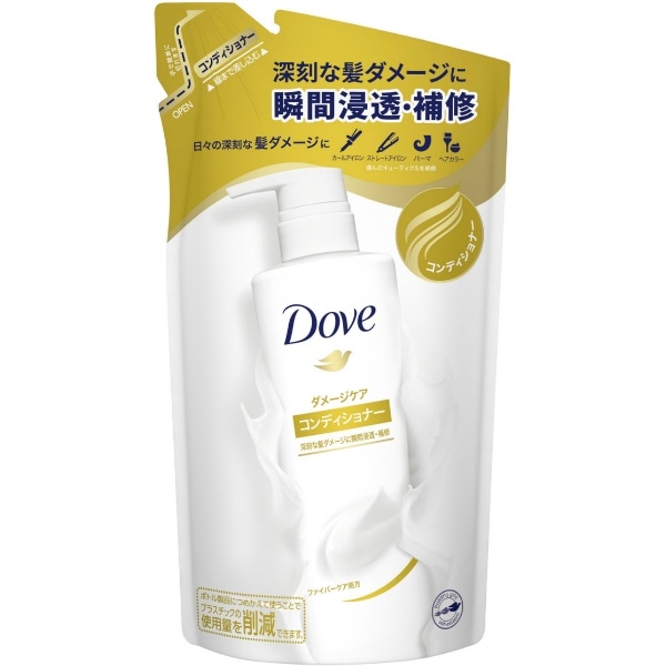 ダヴ ダメージケア コンディショナー 詰替え 350g : ユニリーバ