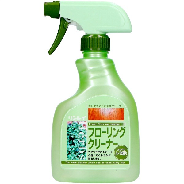 フローリングクリーナー ハーブ 本体 400ml : リンレイ