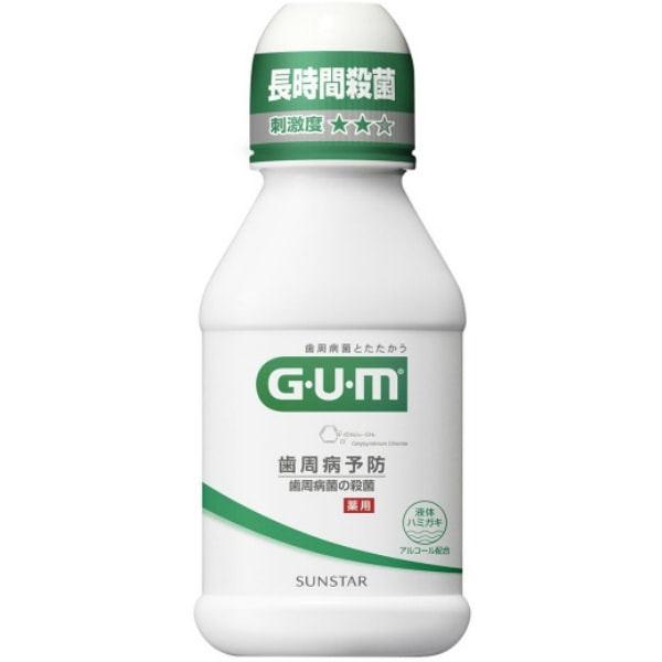GUM ガム デンタルリンス レギュラータイプ 80ml : サンスター