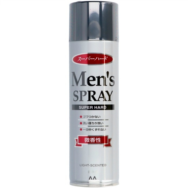 マンダム メンズヘアスプレー スーパーハード 微香性 275g : マンダム