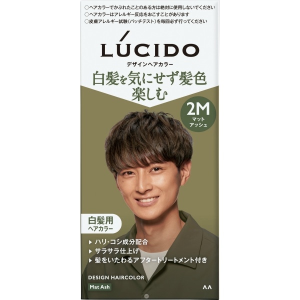 ルシード デザインヘアカラー マットアッシュ 1個 : マンダム