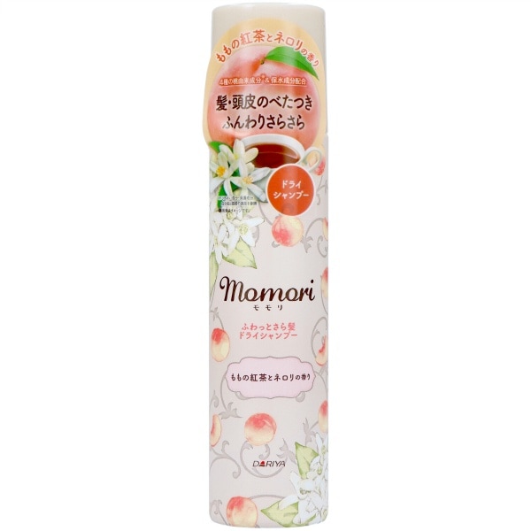 モモリ ふわっとさら髪ドライシャンプー ももの紅茶とネロリの香り 100g : ダリヤ