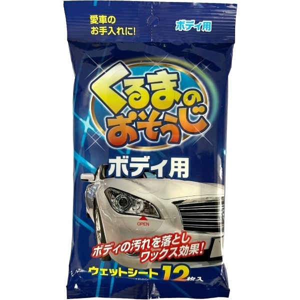 くるまのおそうじ ボディ用 12枚入 : ペーパーテック