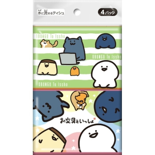 お文具といっしょ 4個入 : ダイレイ
