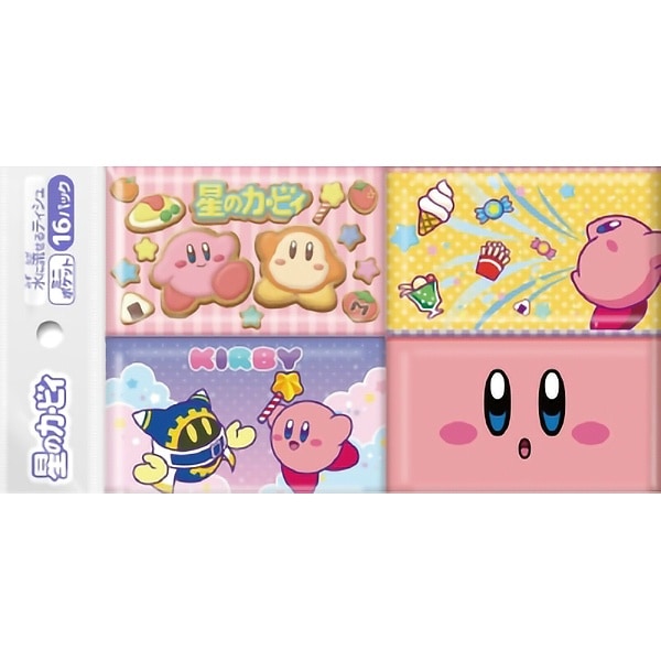 星のカービィ ミニポケットティシュ 16個入 : ダイレイ
