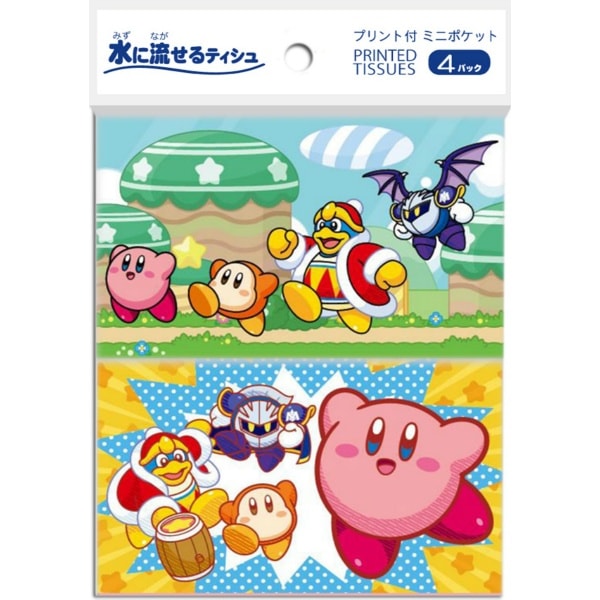 星のカービィ ミニポケットティシュ 4個入 : ダイレイ