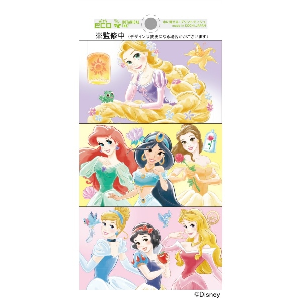 ディズニープリンセス ポケットティッシュ 6個入 : ハヤシ商事