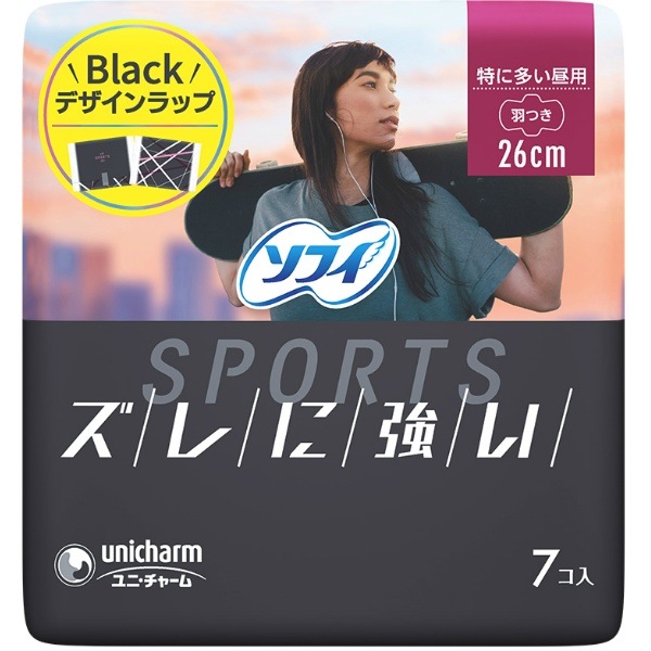 ソフィ SPORTS260 羽つき 7枚入 : ユニ・チャーム（ユニチャーム）