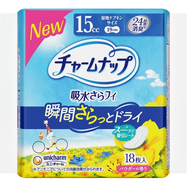 チャームナップ 吸水さらフィ 15cc 18枚入 : ユニ・チャーム（ユニチャーム）