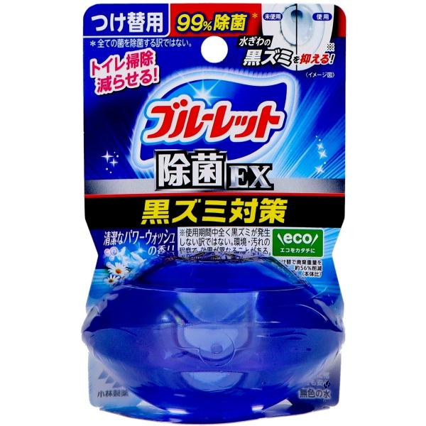 液体ブルーレット おくだけ 除菌EX パワーウォッシュの香り つけ替え用 67ml : 小林製薬