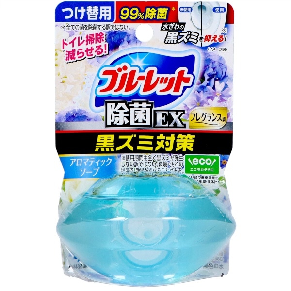 液体ブルーレット おくだけ 除菌EX フレグランス アロマティックソープ つけ替え用 67ml : 小林製薬
