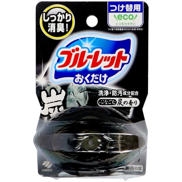 液体ブルーレット おくだけ 心なごむ炭の香り つけ替え用 70ml : 小林製薬