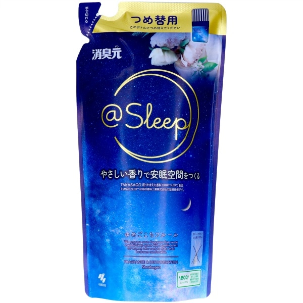 消臭元 ＠Sleep ゆめごこちフルール 詰替え 400ml : 小林製薬