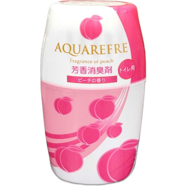 アクアリフレ トイレ用芳香消臭剤 ピーチ 400ml : ライオンケミカル