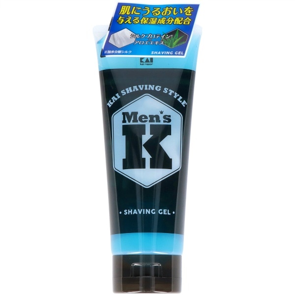 MENS シルクプロテイン配合 シェービングジェル 1本 : 貝印