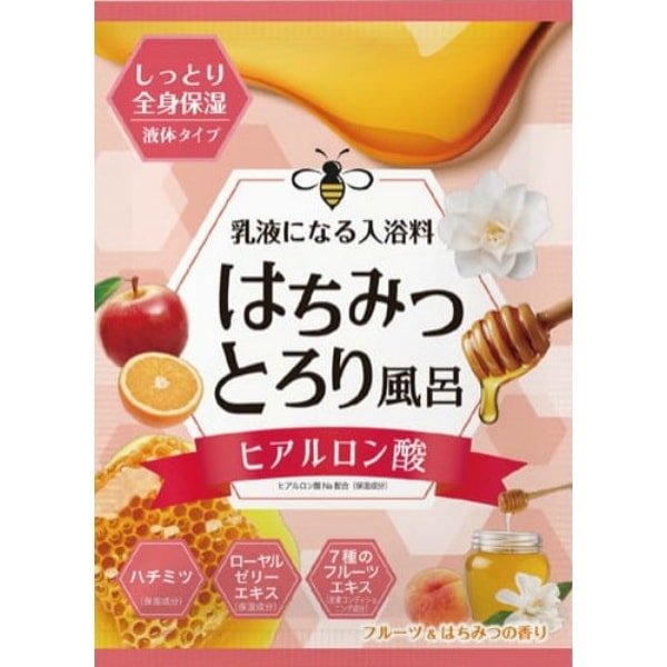 はちみつとろり風呂 ヒアルロン酸配合 フルーツ&はちみつの香り 40ml : ヘルス