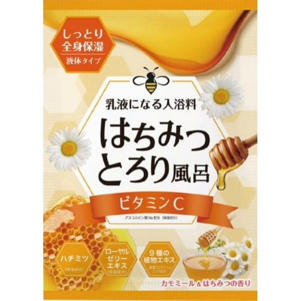 はちみつとろり風呂 ビタミンC配合 カモミール&はちみつの香り 40ml : ヘルス