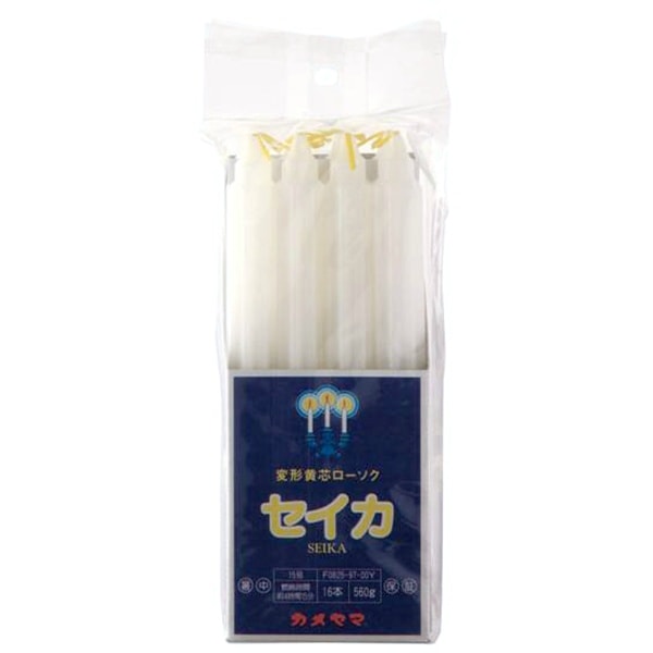 カメヤマ 聖火印 変形黄芯15号 角袋 560g : カメヤマ