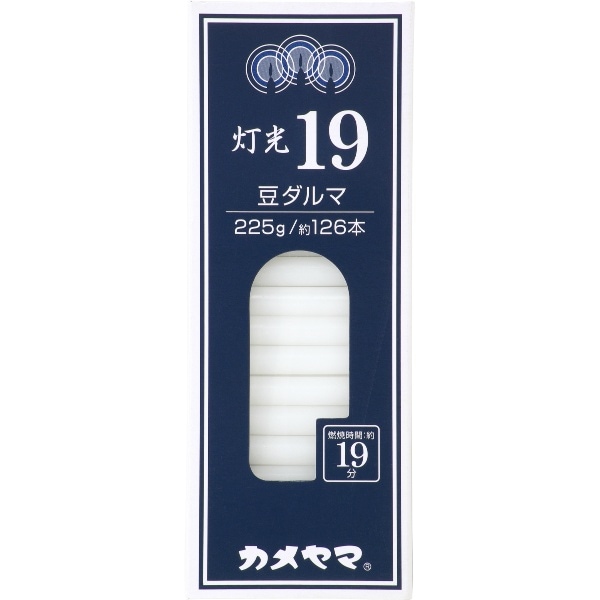 灯光19 豆 225g : カメヤマ