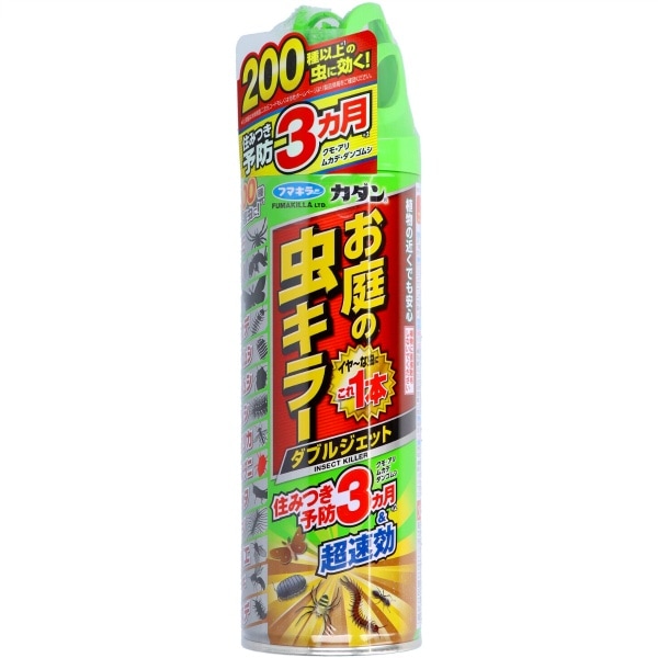 カダン お庭の虫キラー ダブルジェット 450ml : フマキラー
