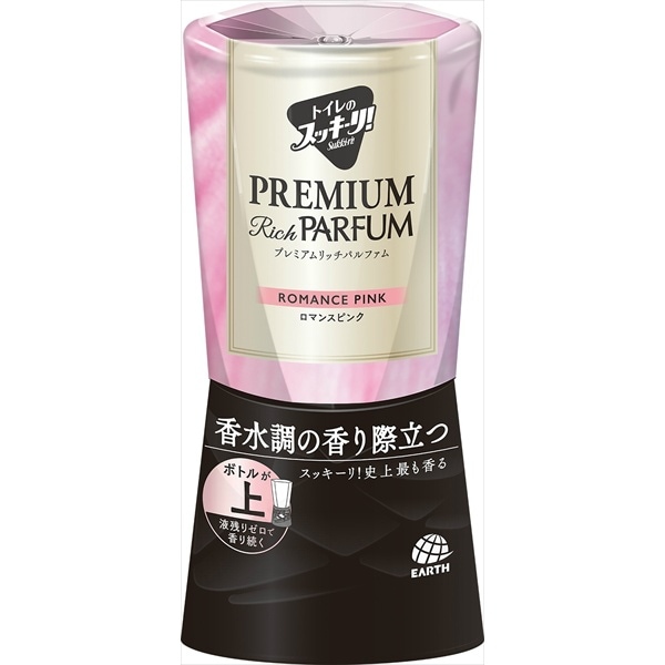 トイレノスッキーリ！ プレミアムリッチパルファム ロマンスピンク 400ml : アース製薬