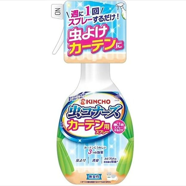 虫コナーズ カーテン用スプレー 無臭性 300ml : 大日本除虫菊（金鳥）