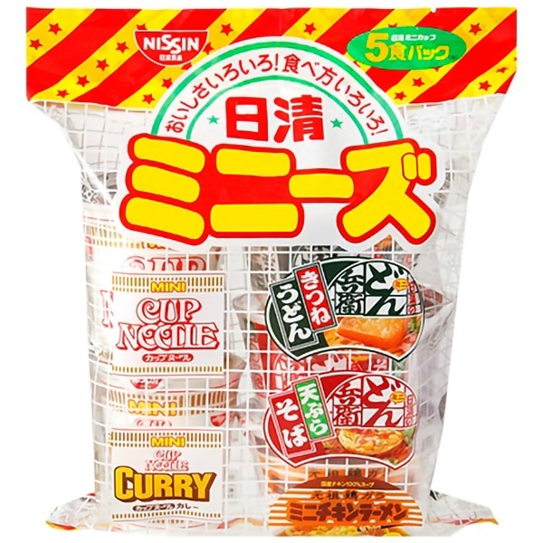 日清 ミニーズ 西日本 5食パック