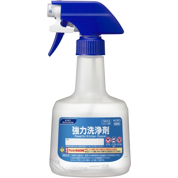 空容器 強力洗浄剤 業務用 つめかえスプレー容器 ロック付き 600ml : 花王プロフェッショナル