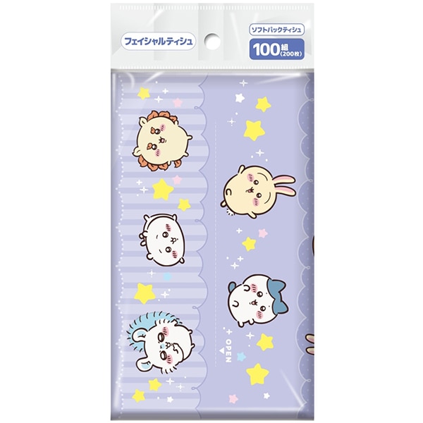 ちいかわ フェイシャルソフトパックティシュ 1個 : ダイレイ