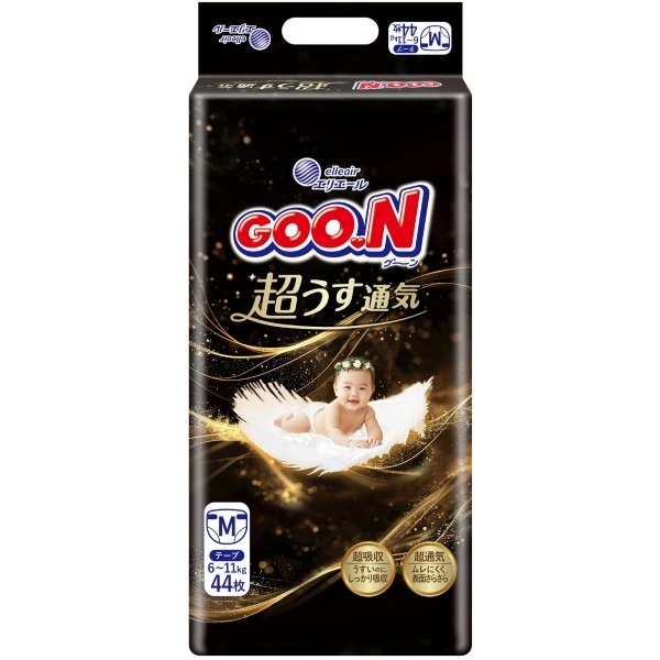 グ～ン 超うす通気 テープ Mサイズ 44枚入 : 大王製紙