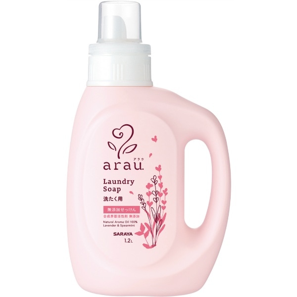 アラウ. 洗たくせっけん 1200ml : サラヤ