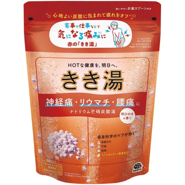 きき湯 ナトリウムボウ硝炭酸湯 360g : アース製薬