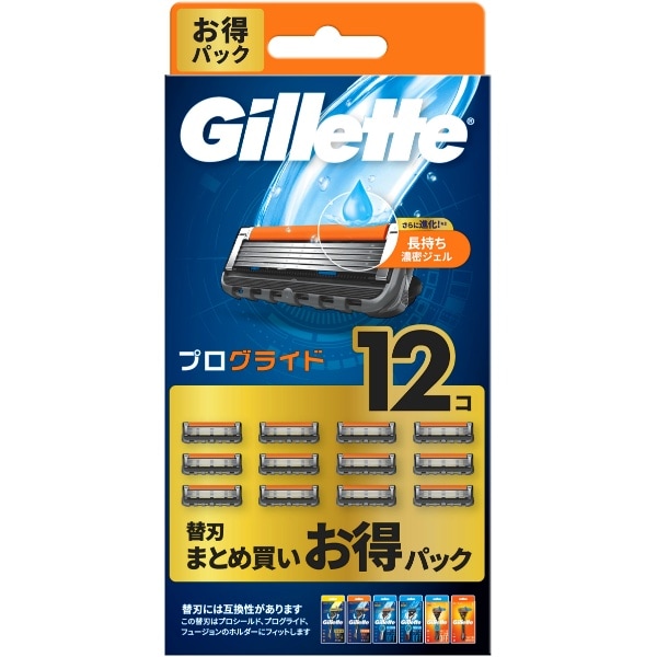 プログライド マニュアル 替刃 12個入 : ジレット