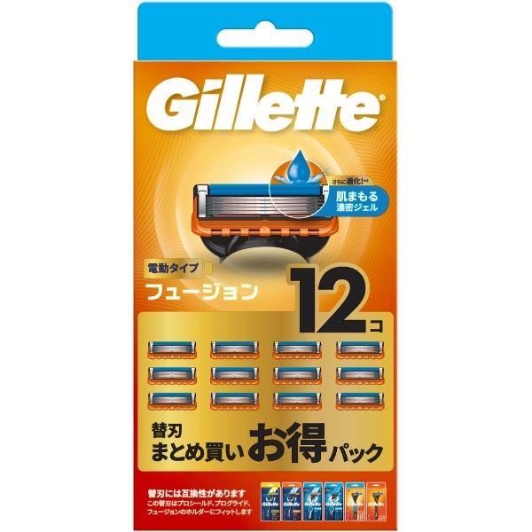 フュージョン パワー 替刃 12個入 : ジレット