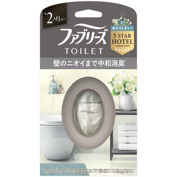 ファブリーズ トイレ用消臭剤 プレミアムシリーズ 消臭+ 自然な香りホワイトティー 6ml : P&G