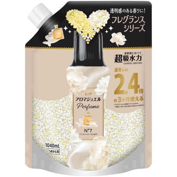 レノア アロマジュエル ジャスミンローズの香り 詰替え 特大サイズ 1040ml : P&G