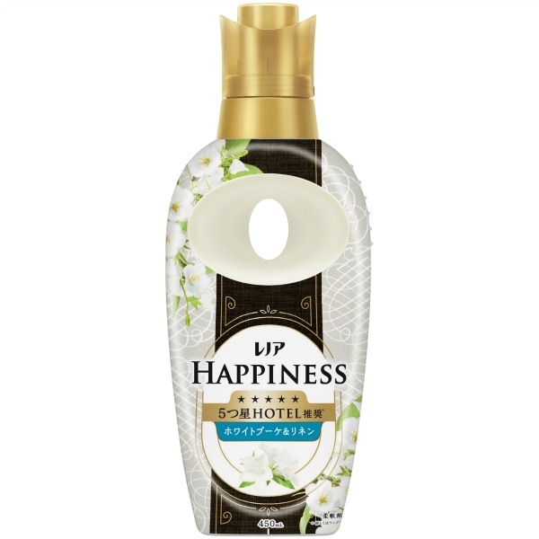 レノアハピネス 夢ふわタッチ ホワイトブーケ&リネンの香り 本体 450ml : P&G