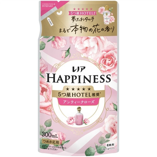 レノアハピネス 夢ふわタッチ 華やかに香るアンティークローズの香り 詰替え 300ml : P&G