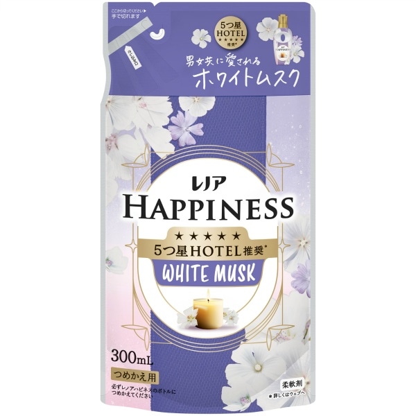 レノアハピネス 夢ふわタッチ リラックスナイト ホワイトムスクの香り 詰替え 300ml : P&G