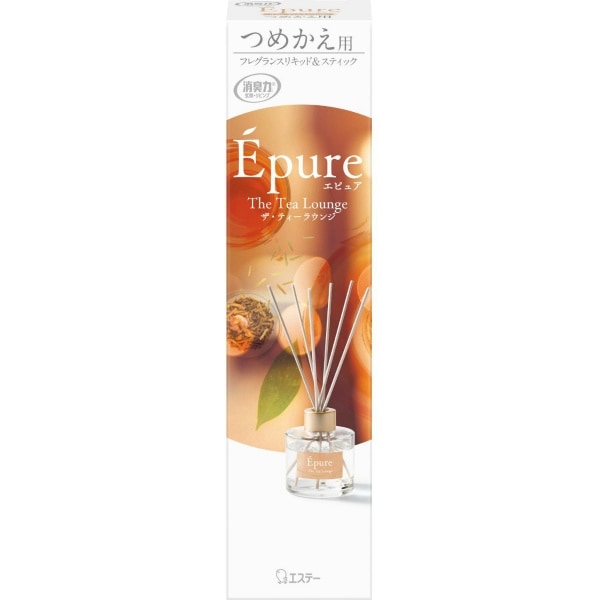 消臭力 Epure 玄関・リビング用 Stick 詰替え ザ・ティーラウンジ 75ml : エステー