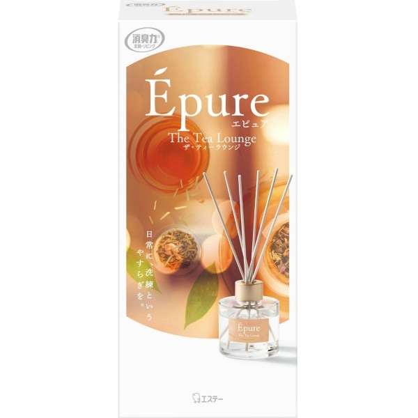 消臭力 Epure 玄関・リビング用 Stick 本体 ザ・ティーラウンジ 75ml : エステー