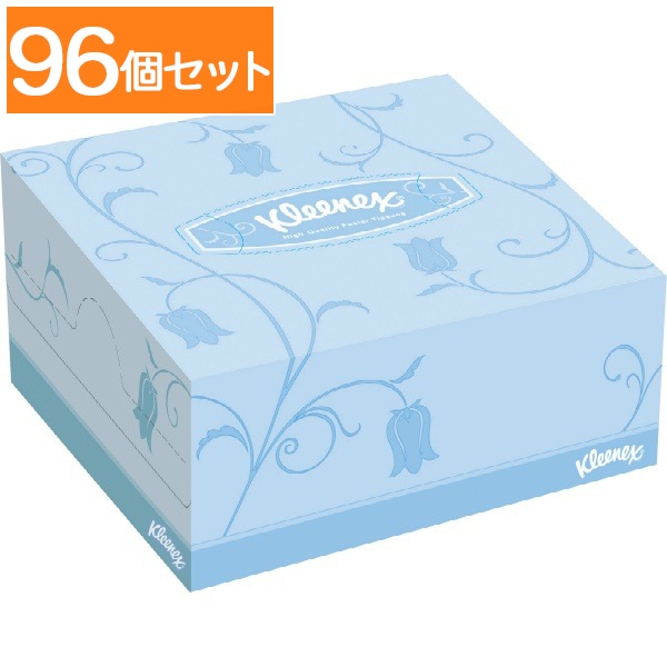 クリネックス ティシュー ハーフ 50組×1個 : 日本製紙クレシア 【×96個セット・ケース販売】