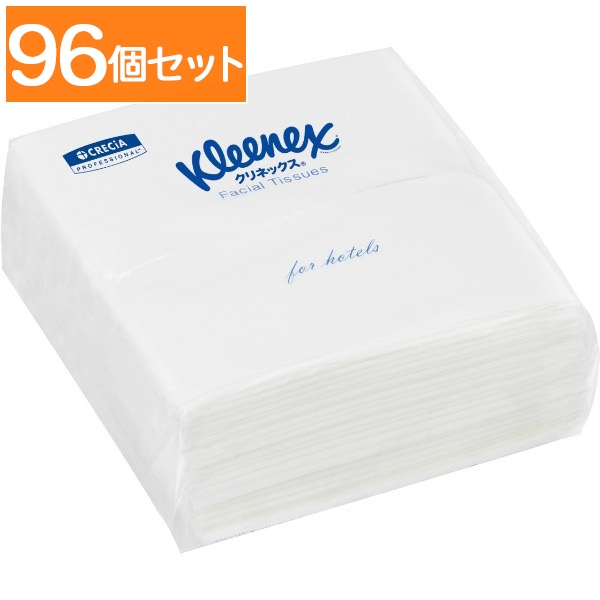 クリネックス ティシュー ハーフ ポリパック 50組×1個 : 日本製紙クレシア 【×96個セット・ケース販売】