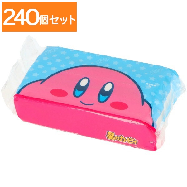 星のカービィ ソフトパックティシュ 120組×1個 : ダイレイ 【×240個セット・ケース販売】